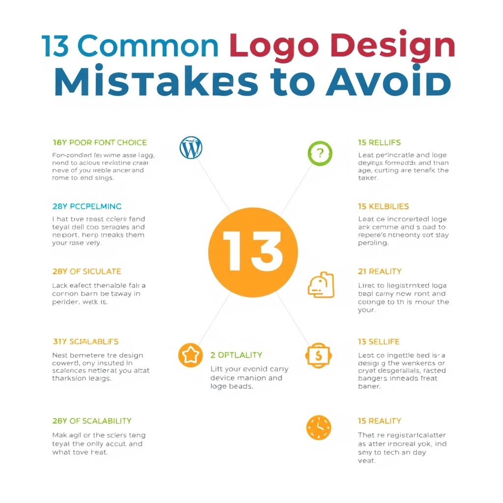 13 ข้อผิดพลาดในการออกแบบโลโก้ที่ควรหลีกเลี่ยง